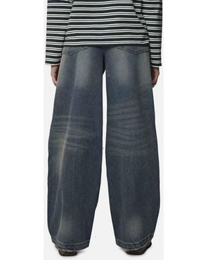 Good For Nothing Baggy Fit Ripped Denim Jean - Blue