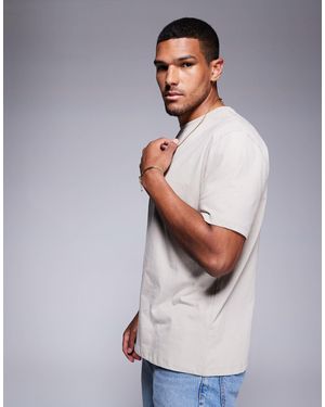 ASOS – locker geschnittenes basic-t-shirt - Weiß