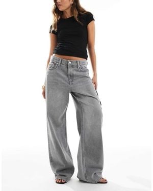 Calvin Klein Low Rise baggy Jeans - Grey