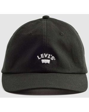 Levi's Canvas Pet Met Logo - Zwart