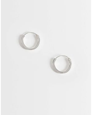 Kingsley Ryan 12Mm Square Cut Hoops - Metallic