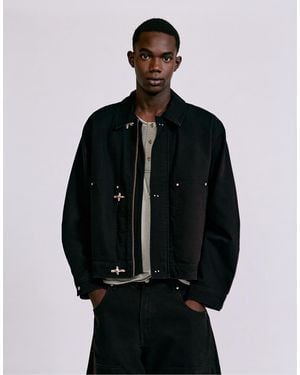 Pull&Bear toggle Jacket - Black