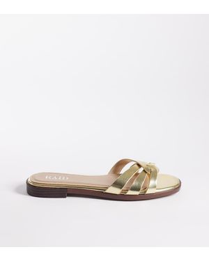 Raid Wide Fit Sandalias Doradas Planas Toffee De -Dorado - Neutro