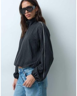 New Look Piping Detail Track Jacket Co-ord - Blue