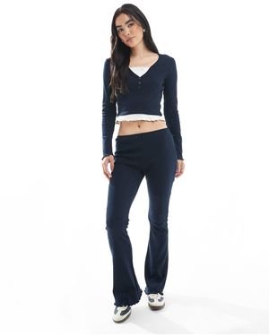 Miss Selfridge Pantalon évasé d'ensemble - Bleu