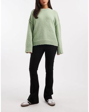 Miss Selfridge Tailored Flared Trouser - Green