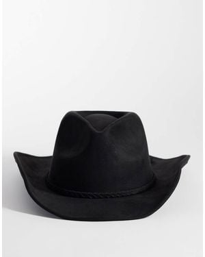 ASOS Sombrero De Estilo Wéstern - Negro