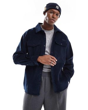 Parlez Camisa De Manga Larga De Pana Hinton De - Azul