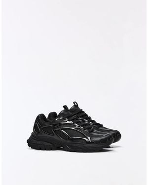 Bershka Chunky Combination Trainers - Black