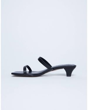 TOPSHOP Izzy Cone Heel Mule - White