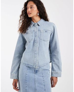 Aware – jeans-hemdjacke - Blau