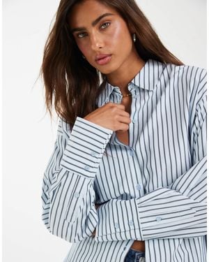 JJXX Bella Long Sleeve Stripe Shirt - Blue
