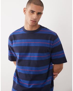 ARKET Heavyweight Jersey Oversized T-shirt - Blue