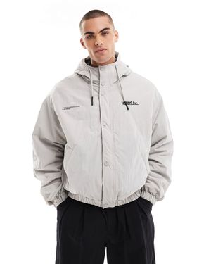 Bershka Windbreaker - Grey