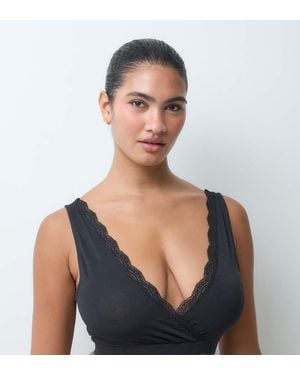 Mama.licious Mamalicious Maternity 2 Pack Lace Trim 2 Function Bras - Blue