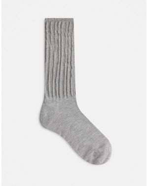 ASOS Slouchy Socks - Gray