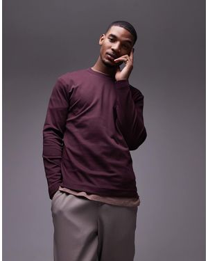 Mango – langärmliges t-shirt - Lila
