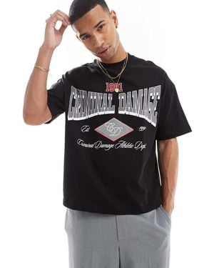 Criminal Damage Athletic Tee - Black