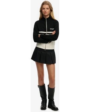 Superdry Mini Pleated Skort - Black