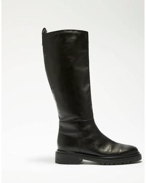 Dune Tayla Knee High Boots Std Fit - Black
