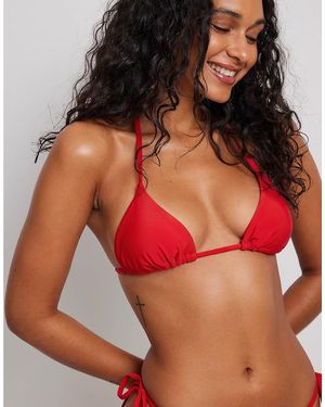 NA-KD Top Bikini A Triangolo - Rosso