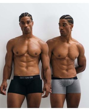 Cotton On Cottonon 2 Pack Boxer Set - Brown