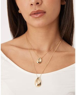Mango Collana Multifilo Dorata - Neutro