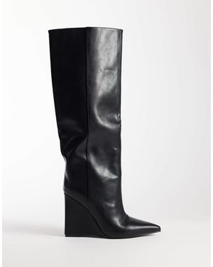SIMMI Simmi london oran keilabsatz-kniestiefel - Schwarz
