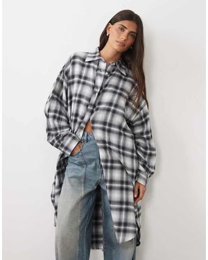 ASOS Camicia Lunga A Quadri - Multicolore