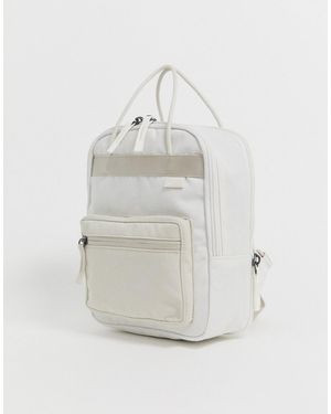 Nike Mochila pequeña cuadrada color crema - Neutro