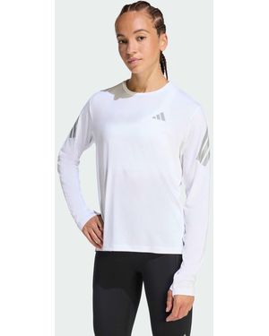 adidas Originals – adi365 climacool – langärmliges shirt - Weiß