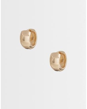 ASOS Chubby Hoop Earrings - White