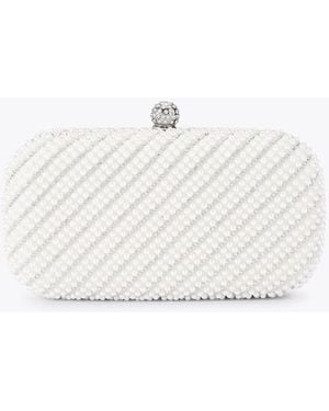 Carvela Kurt Geiger Cecilia Hard Clutch - White
