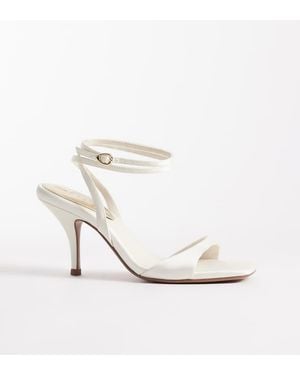 ASOS Hope Barely-there Mid-heel Stiletto Sandals - White