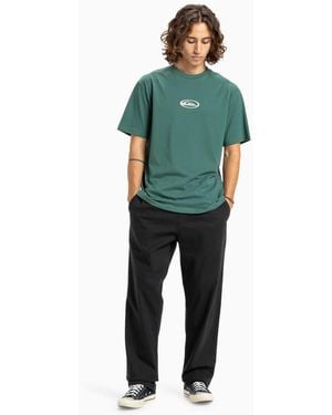 Quiksilver Taxer Regular Twill Elasticated Cargo Trousers - Green