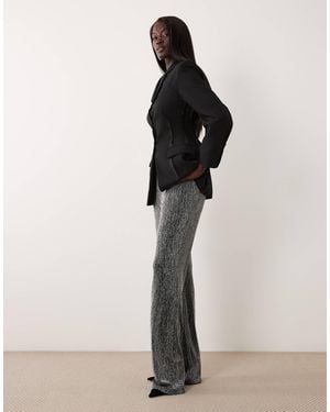 JDY Tall Wide Leg Pants - Metallic