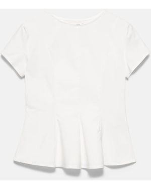 Pull&Bear Peplum Top - Natural