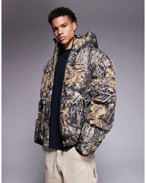 Good For Nothing Puffer Jacket - Grey