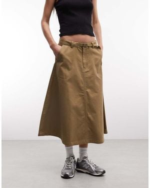 The North Face Falda Midi Beis De Sarga De -Neutro - Multicolor