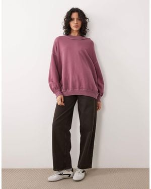 Free People Palm springs - pull à col montant - prune damas - Rose