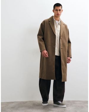 Only & Sons Longline Overcoat - Multicolor