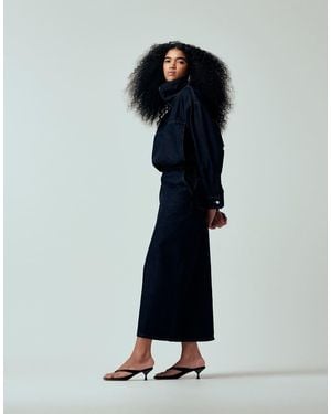 ASOS Tailored Pencil Skirt - Blue