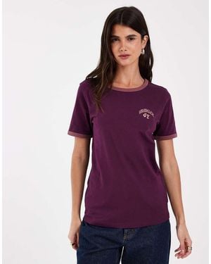 Wrangler Ringer T-Shirt - Paars