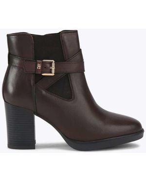 KG by Kurt Geiger Sage Mid Ankle Boots - Black