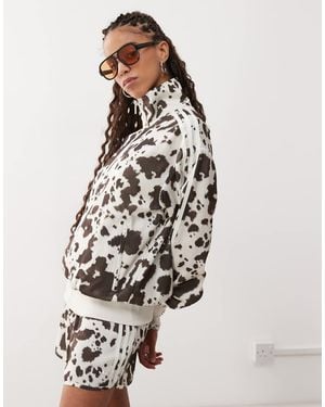 adidas Originals Satin Track Top - White