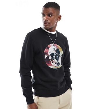 Paul Smith Sweatshirt With Skull Print - Black