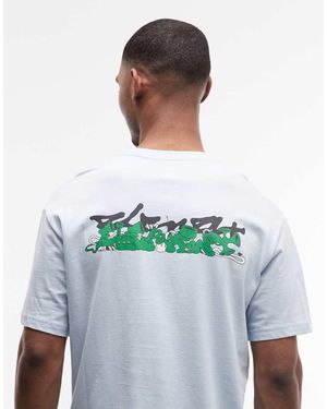 Element Camiseta Con Estampado Gráfico En La Espalda De -Rojo - Verde