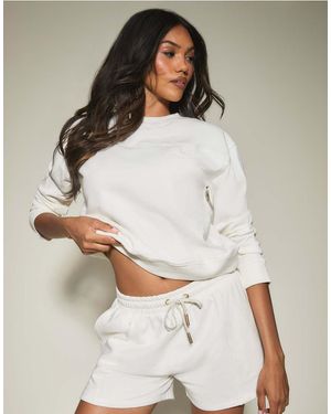 KBX Jessica Sweat Jumper - White
