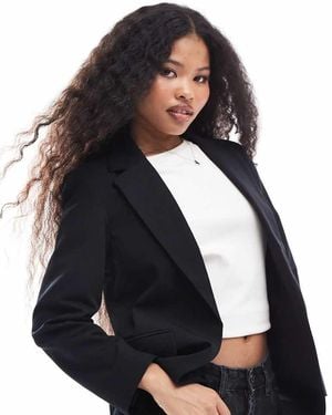 Miss Selfridge Relaxed Fit Essential Blazer - Blue