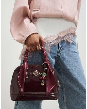 River Island Patent Cross Body Bag - Red